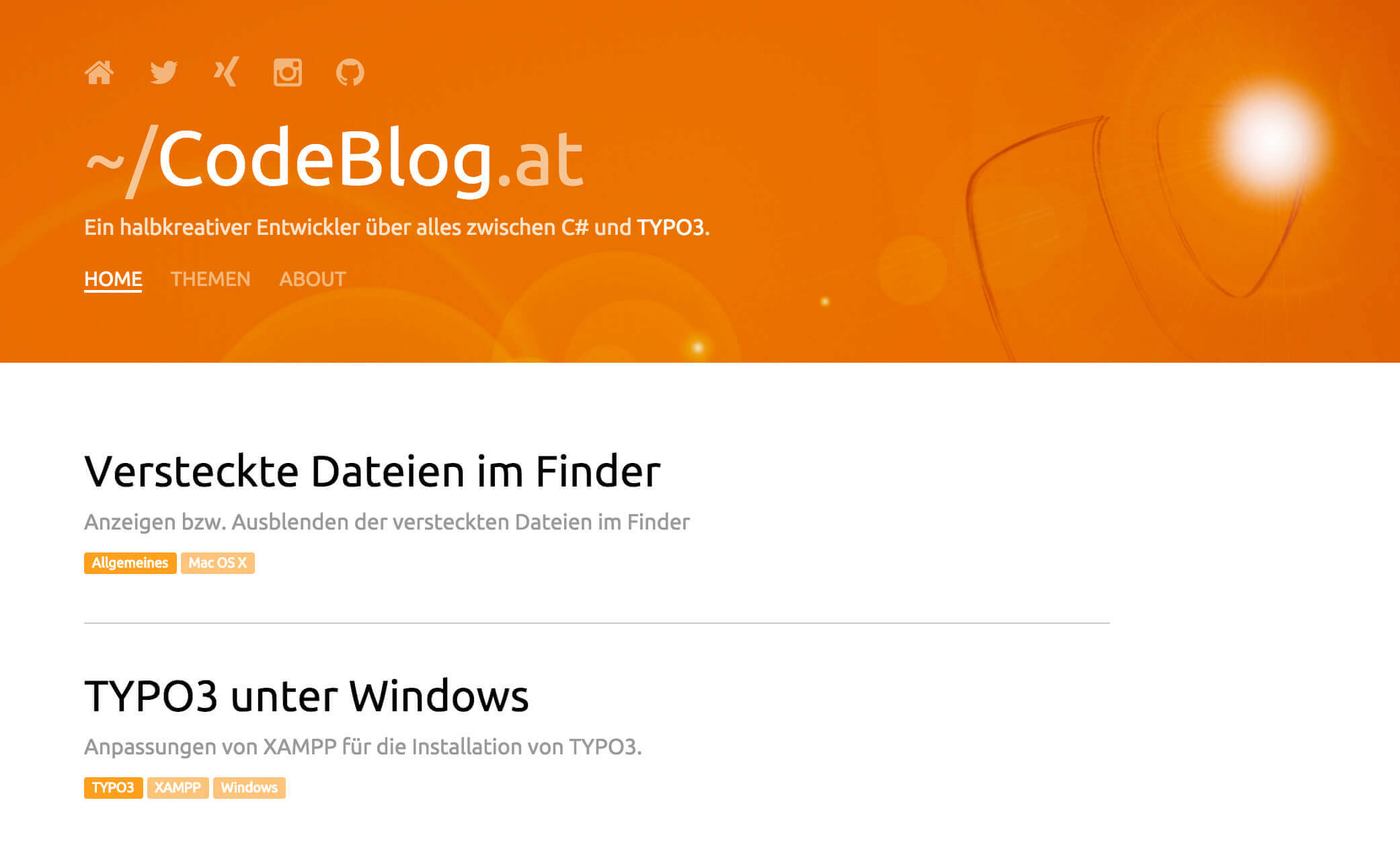CodeBlog.at Screenshot